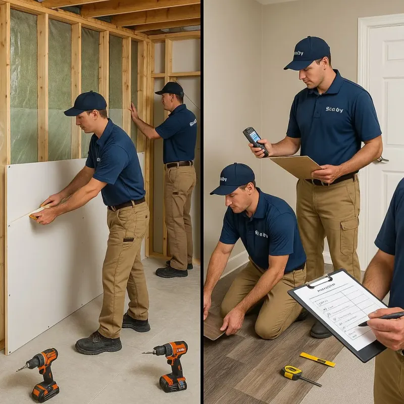 Repairs and Reconstruction process in Cairo, NY